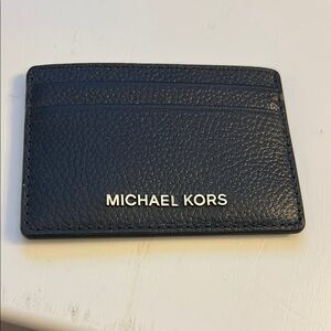 Michael Kors Navy Card Holder